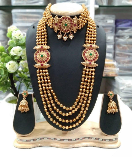 Gold Full Necklace Set