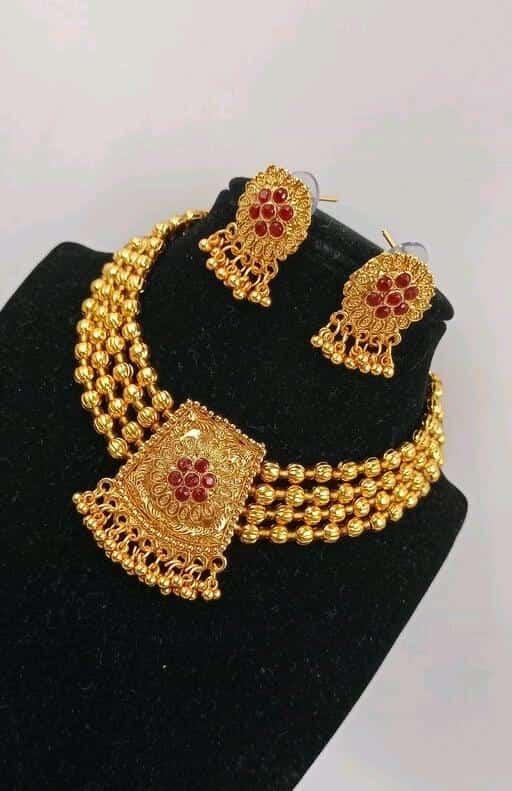 Gold Choker Set