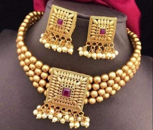Gold CHoker Set