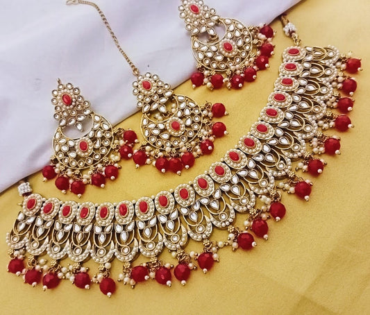 Red Necklace Set
