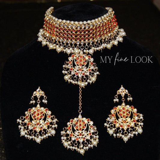 Red Choker Set