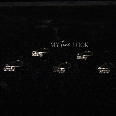 Silver Clip-On Nose Ring
