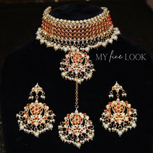 Red Choker Set