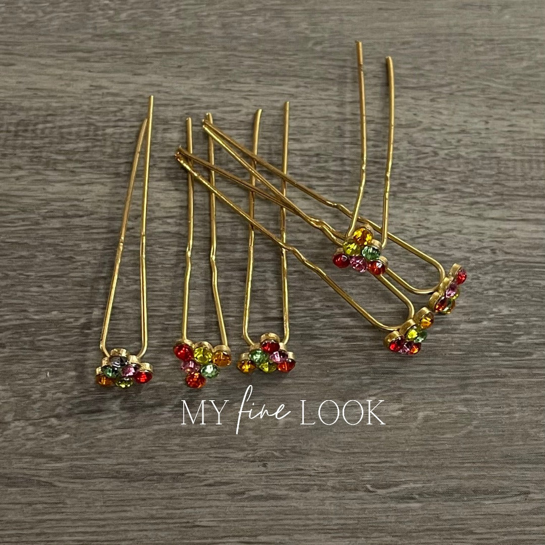 Multicolor Hair Pins