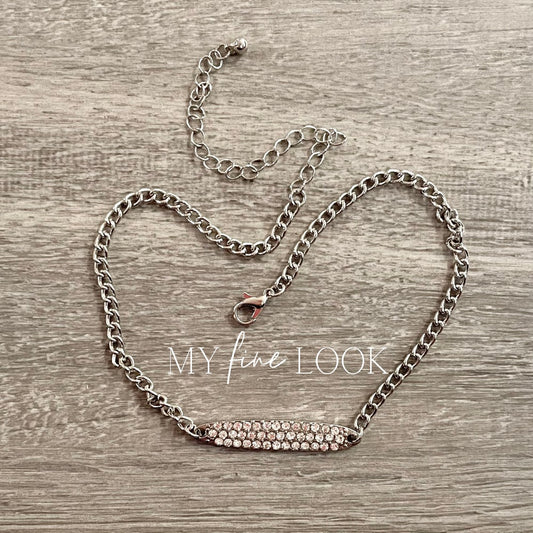 Oxidized Choker Necklace
