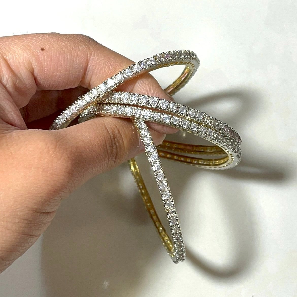 American Diamond Bangles