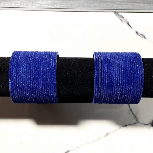 Navy Blue Velvet Churrian