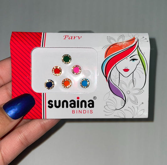 Colorful Rhinestone Bindi Pack