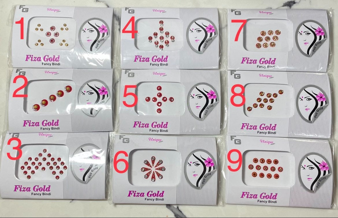 Red Bindi Collection