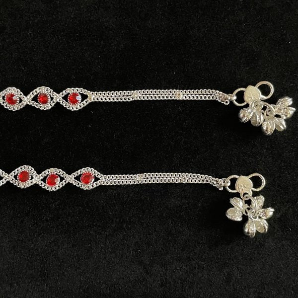 Red Beaded Anklet