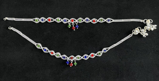 Multicolor Beaded Anklet