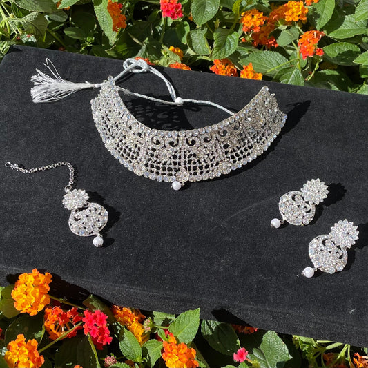 Cubic Zirconia Necklace Set