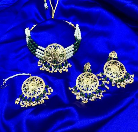 Pippal Pathi Jadaoo Choker Set