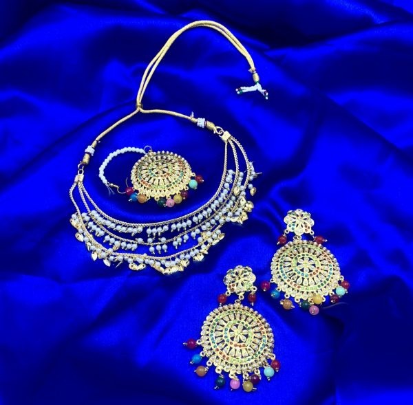 Pippal Pathi Jadaoo Necklace Set