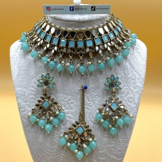 Mirror Necklace Set