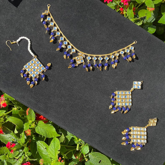 Blue Necklace Set