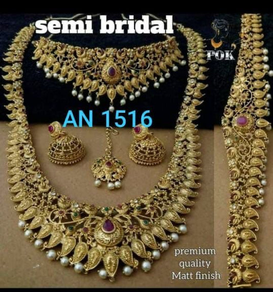 Golden Semi-Bridal Full Set